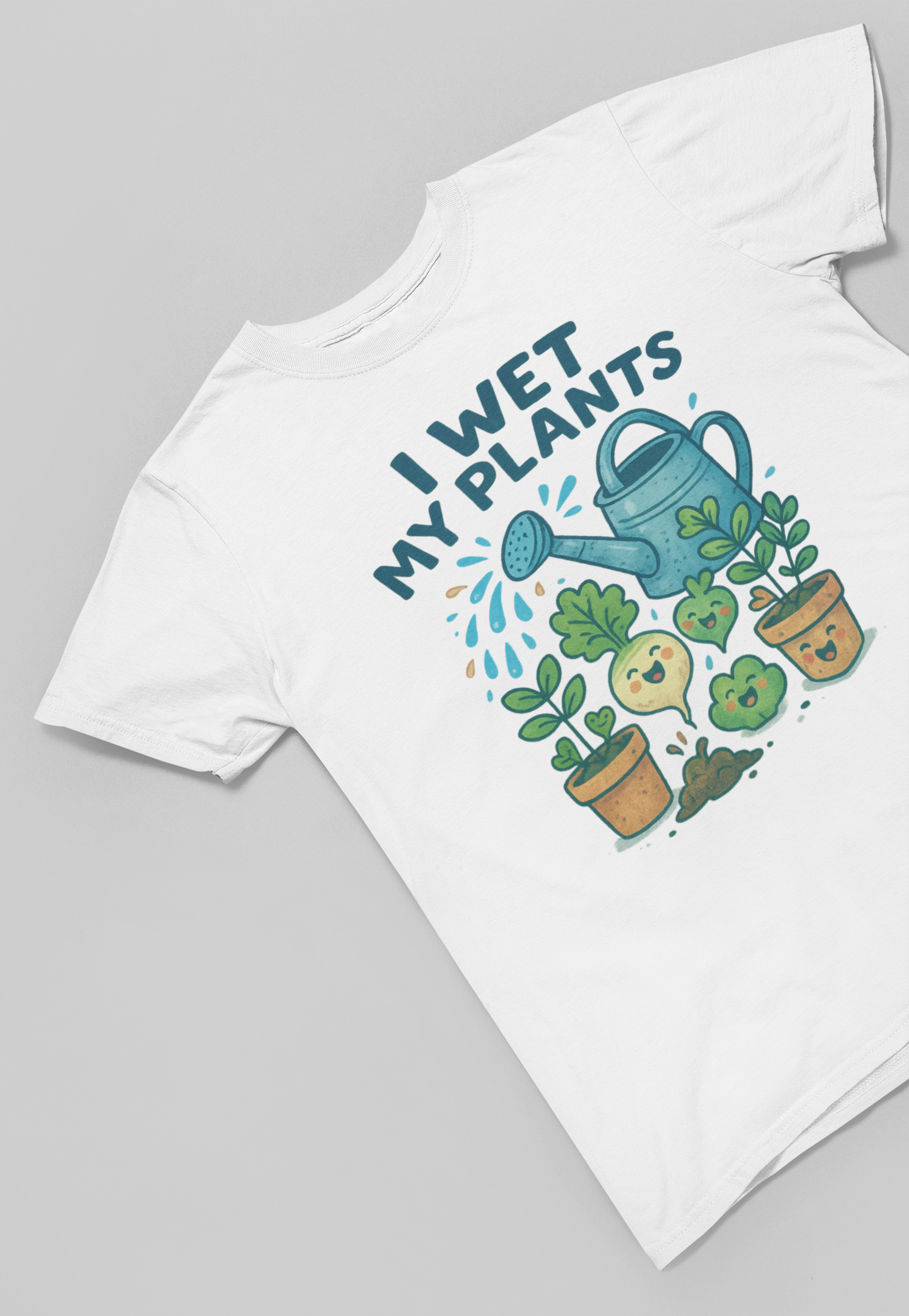 I WET MY PLANTS