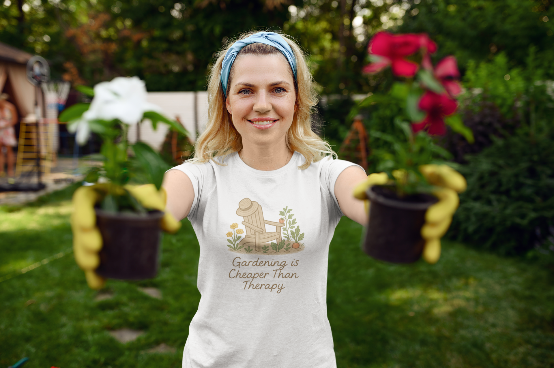 GARDENING IS CHEAPER THAN THERAPY