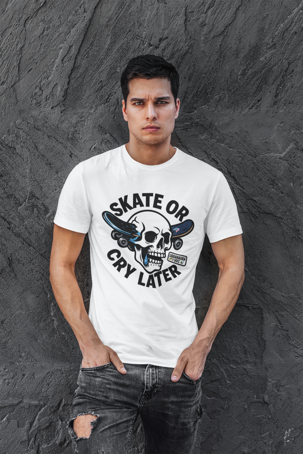 SKATE OR CRY T-SHIRT