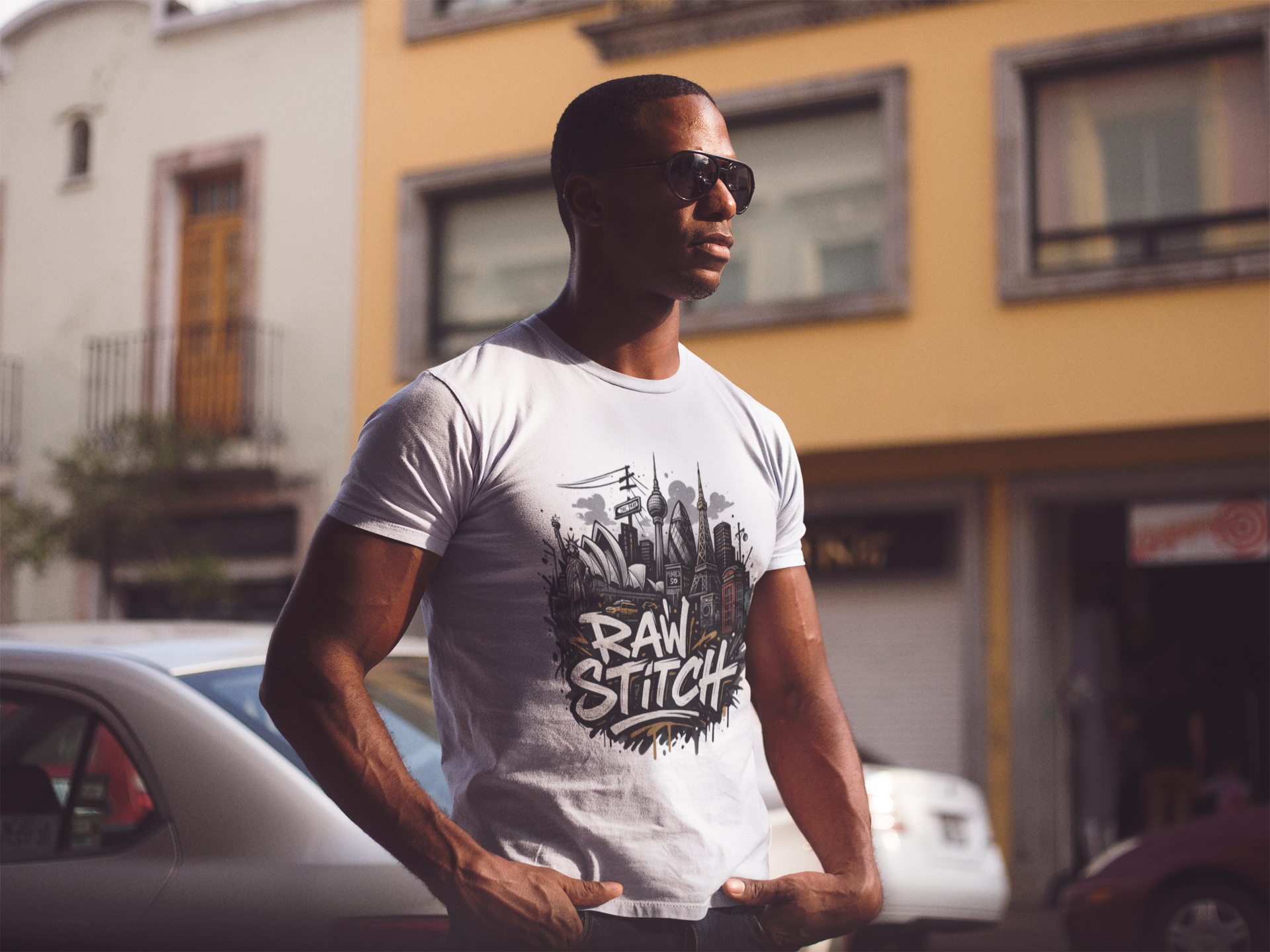 RAW STITCH JUNGLE T-SHIRT